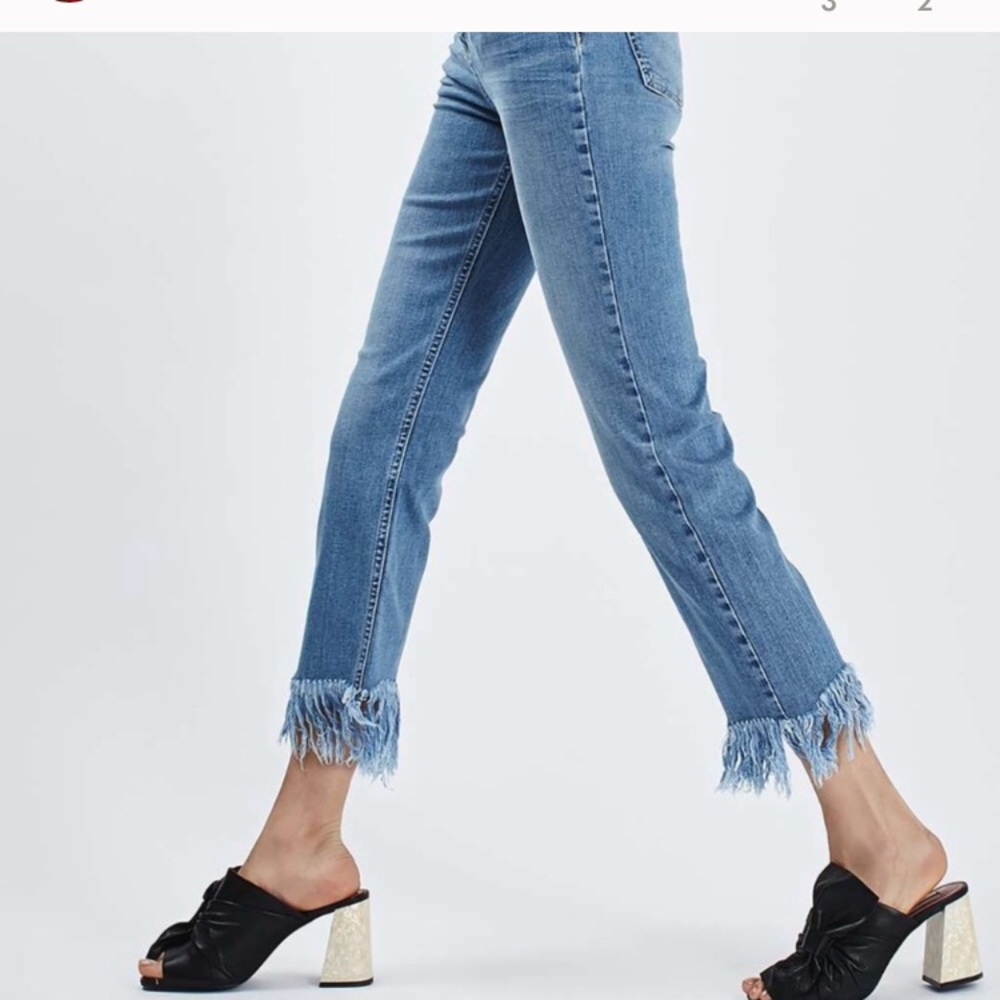Topshop Dree Moto Jeans
